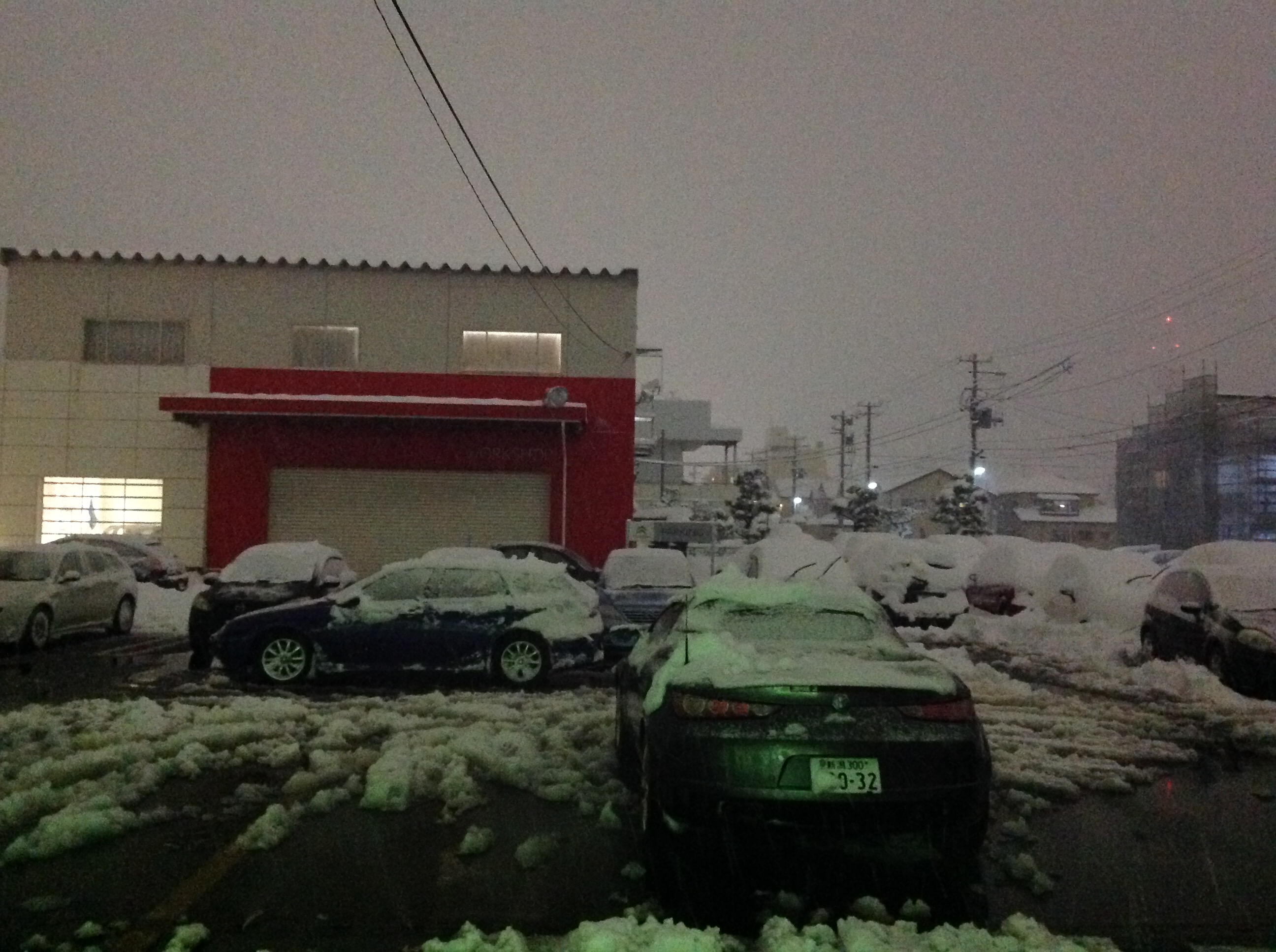 大雪です。