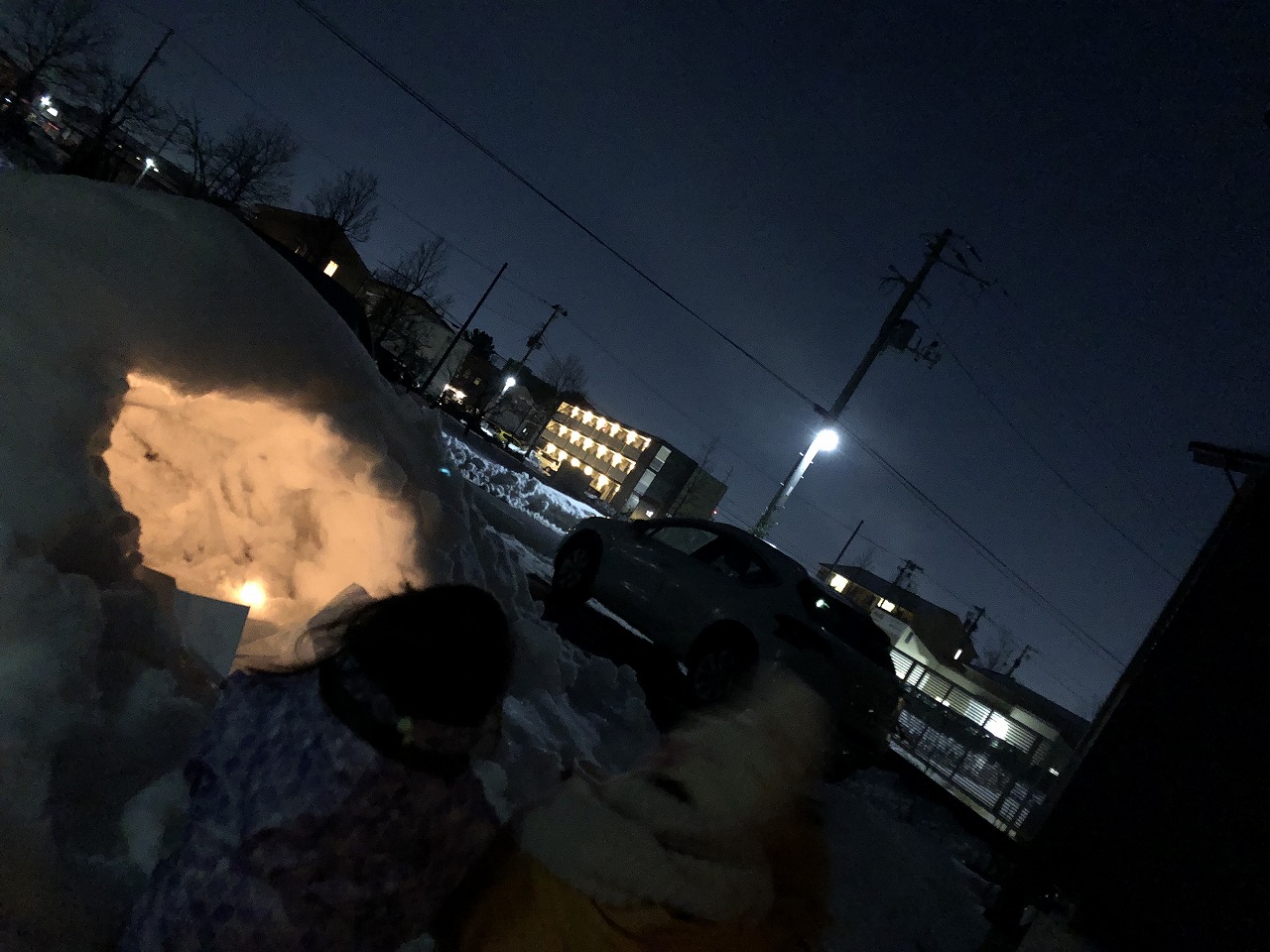 雪あそび（笑）