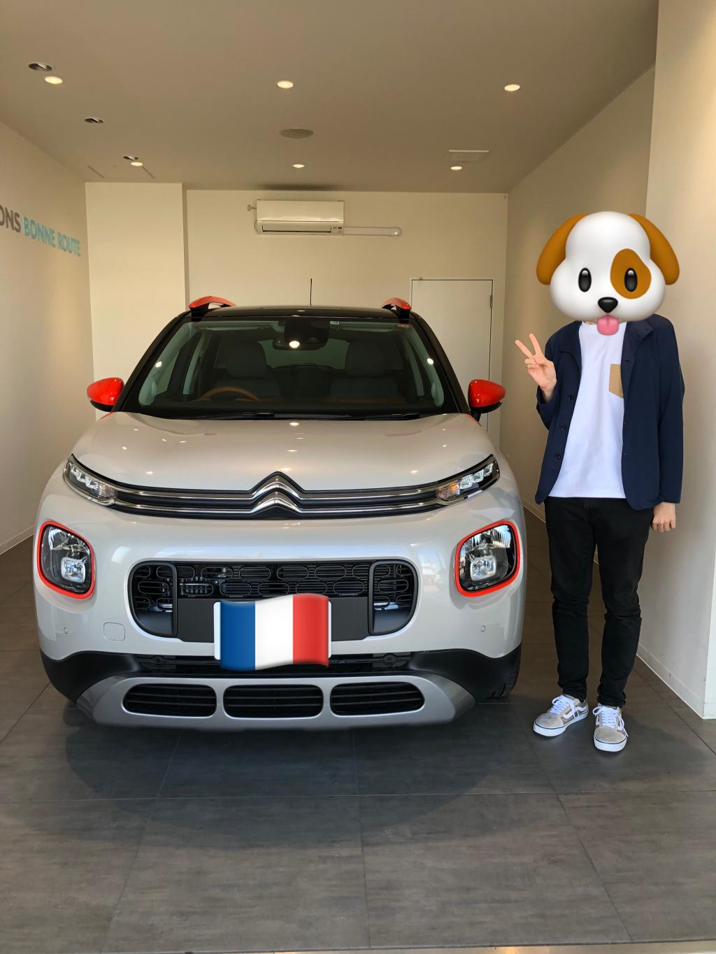H様C3 AIRCROSS CUIR納車式でした