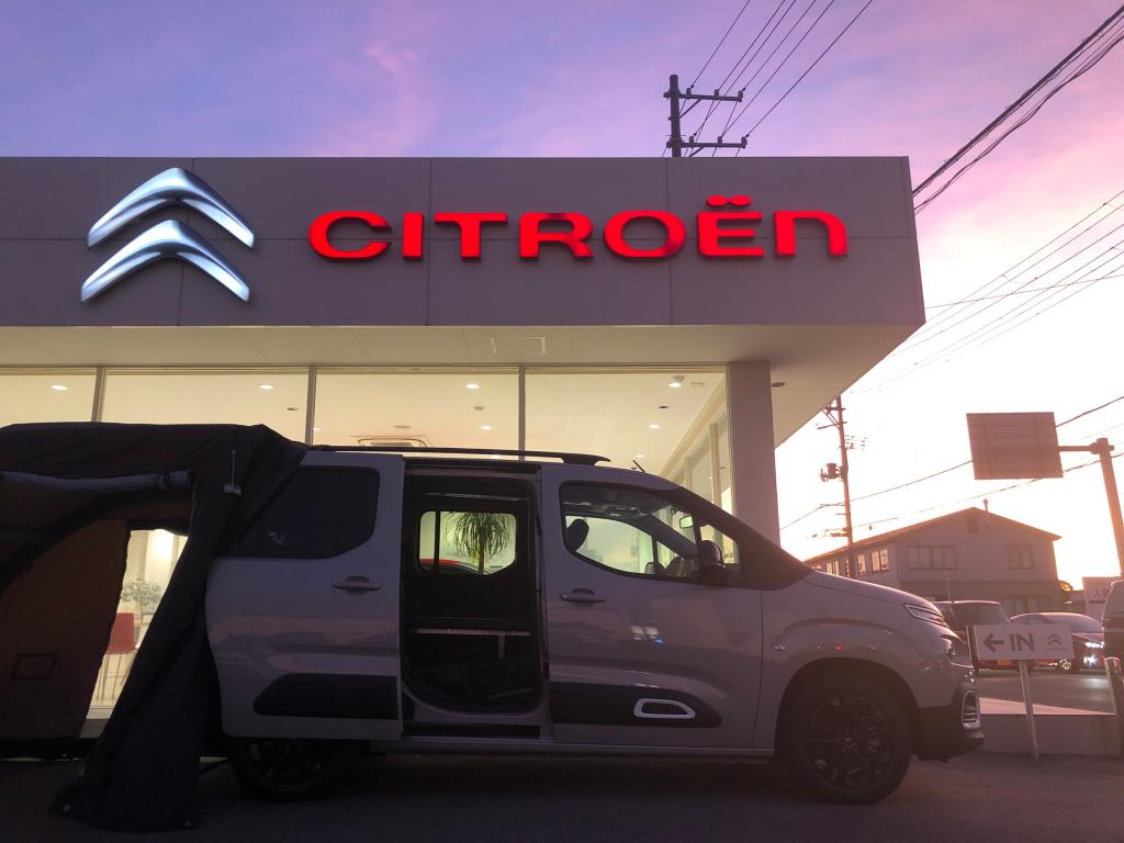 CITROEN BERLINGO ベットキット展示いたしております。